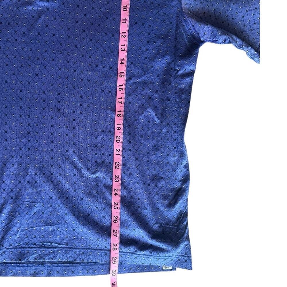 Robert Trent Jones TPC Sugarloaf Georgia Golf Polo Blue Textured Pattern XL - Picture 6 of 8